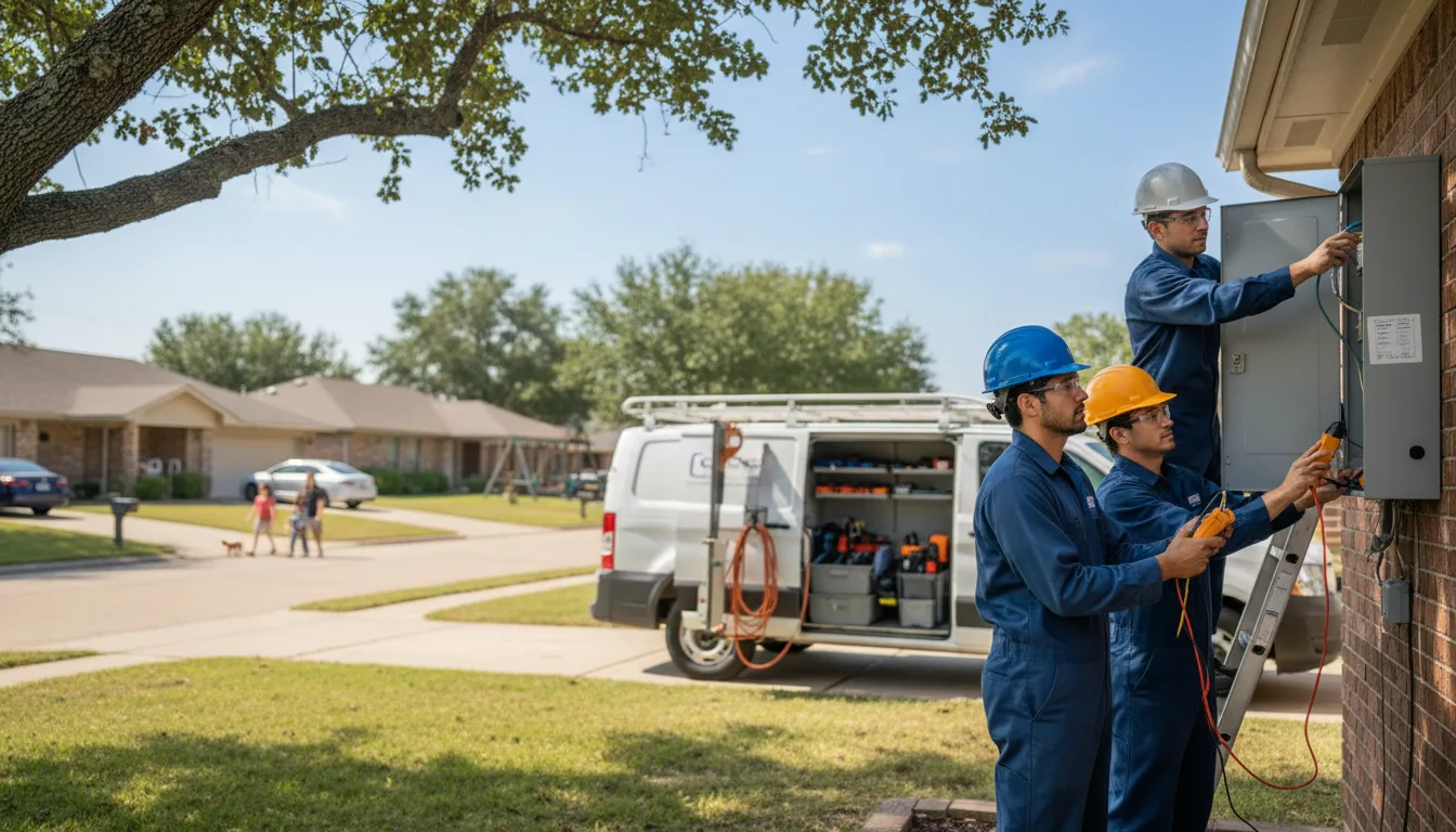 Certified electrician providing emergency electrical services in West Green, GA